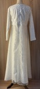 Elegant White Dress Embellished With Beaded Details Design 