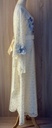 Elegant yellow dress embellished with beads 