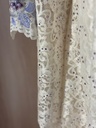 Elegant yellow dress embellished with beads 