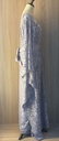 Elegant  grey dress embellished with beads  