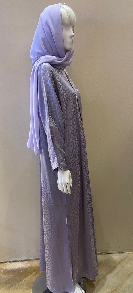 Elegant purple abaya