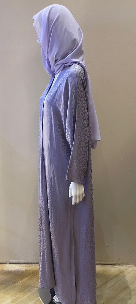 Elegant purple abaya