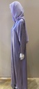 Elegant purple abaya