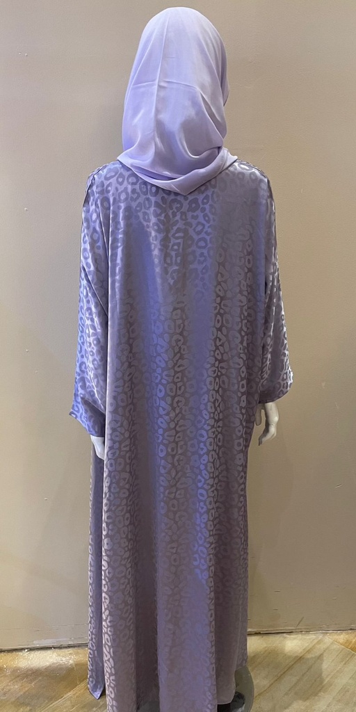 Elegant purple abaya