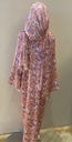 FLORALLNE BRONZE ABAYA 