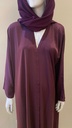 Lovely maroon abaya that's perfect for any occasion!