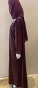 Lovely maroon abaya that's perfect for any occasion!