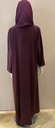 Lovely maroon abaya that's perfect for any occasion!