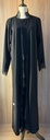 Black dress, abaya, and shaila