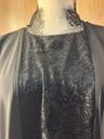 Black dress, abaya, and shaila