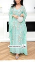 Floral turquoise lace Dress