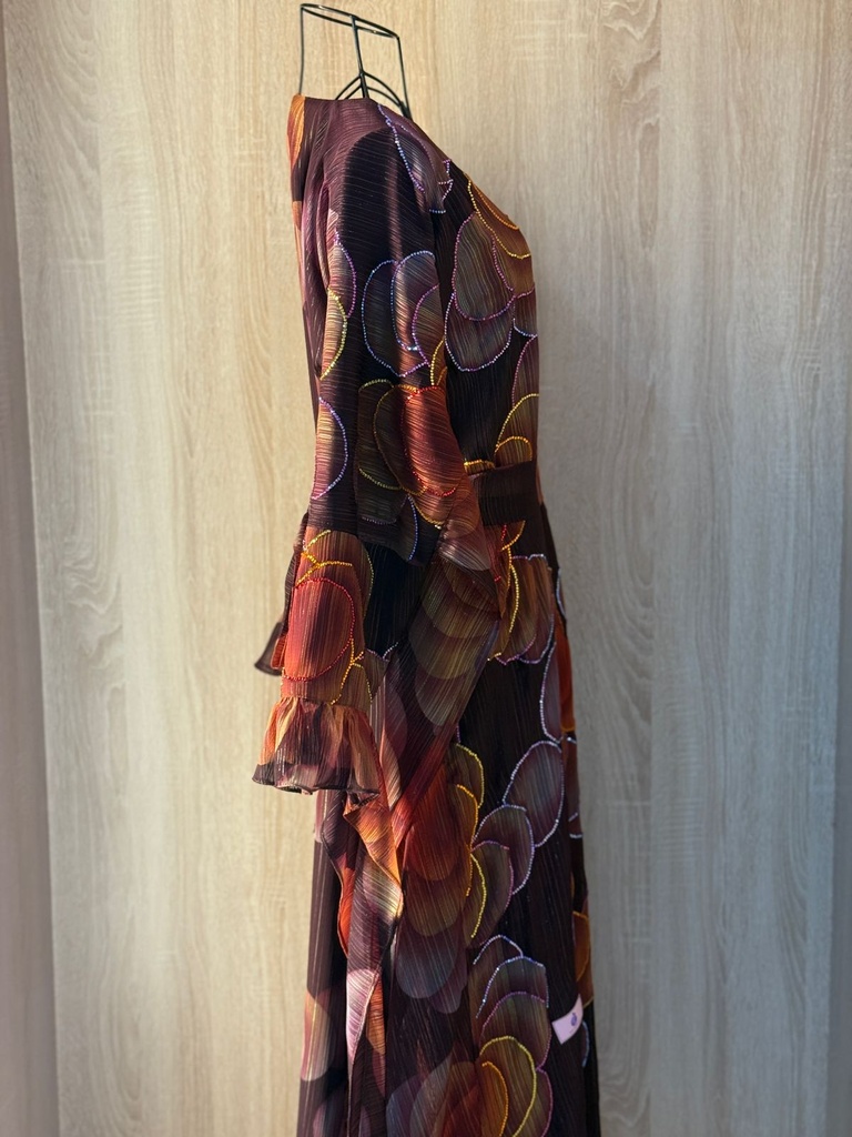 Handcrafted brown Thoub Dress  