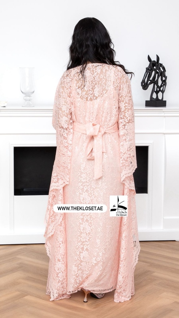 Elegant In Peach Dress