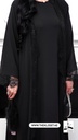 Black lace abaya