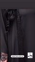 Black lace abaya