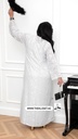 Elegant Lace Abaya With Sheila