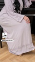 Soft pink Beaded Abaya