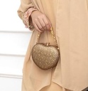 Elegant Heart-Shaped Rhinestone Bag