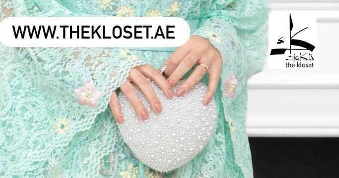 Glamour white pearly heart shape chain clutch  