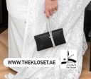 Satin evening Clutch