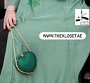 Glamour heart shape chain clutch 