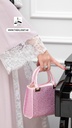 Stones studded handbag