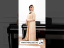 Golden Floral Lace Abaya With Dress And Sheila