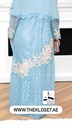 Elegant Lace Abaya, Dress And Shaila Set 