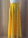 Classic white shirt and a white big polka dot skirt & abaya set   