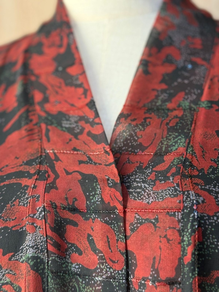 Luxury Printed Abaya - Soft Flow Fabric