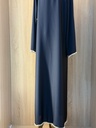 Hand stitched pearls abaya