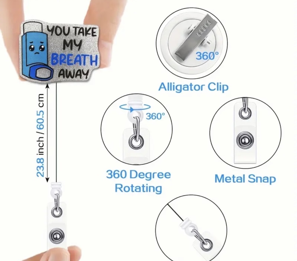 You Take my breath away ID Badge