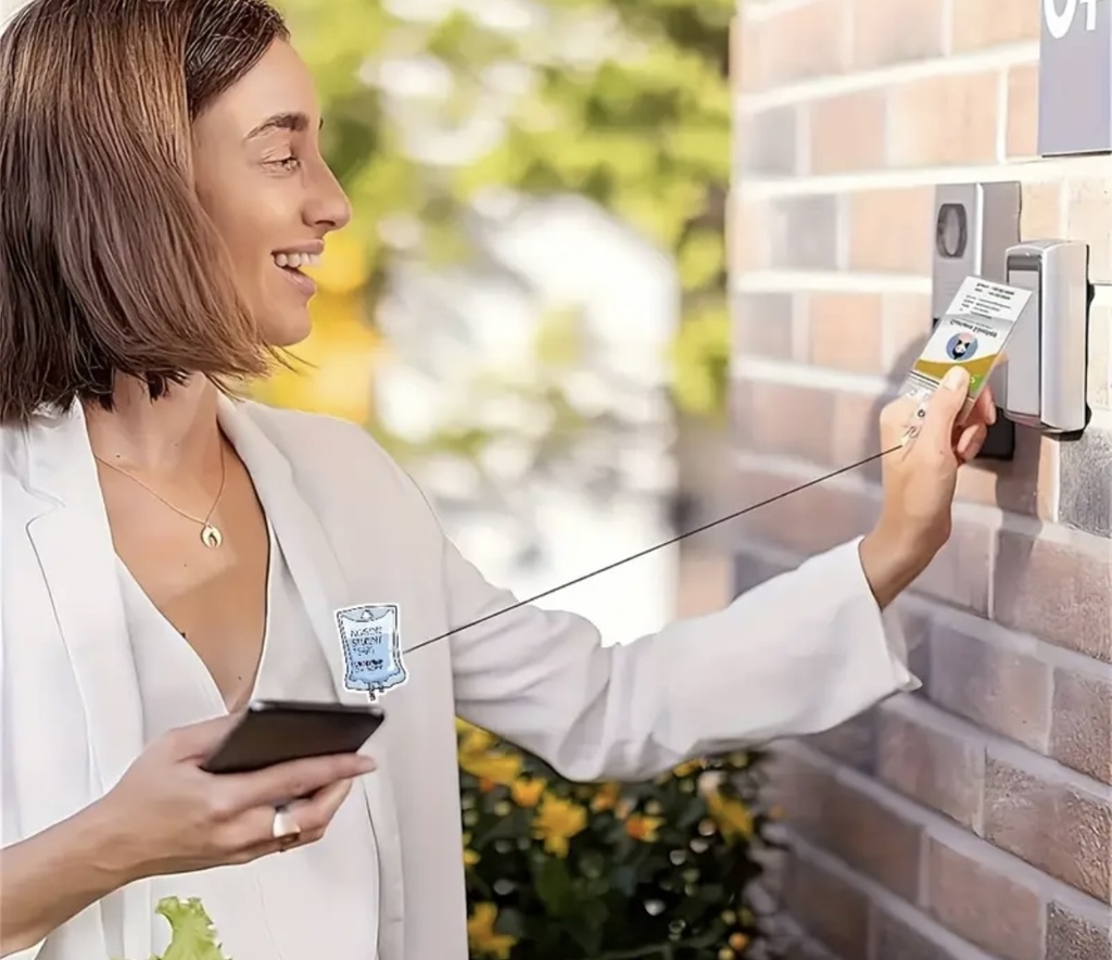 Nursing student tears ID Badge