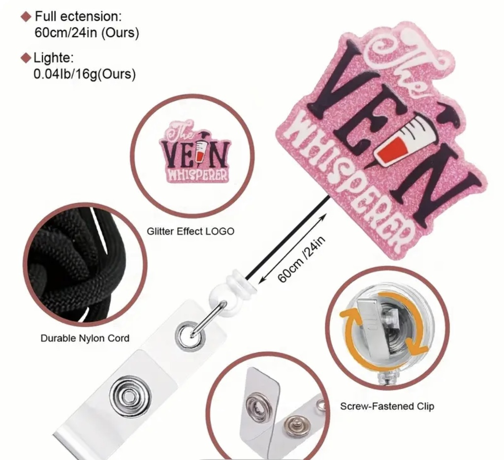 The vein whisperer ID Badge 