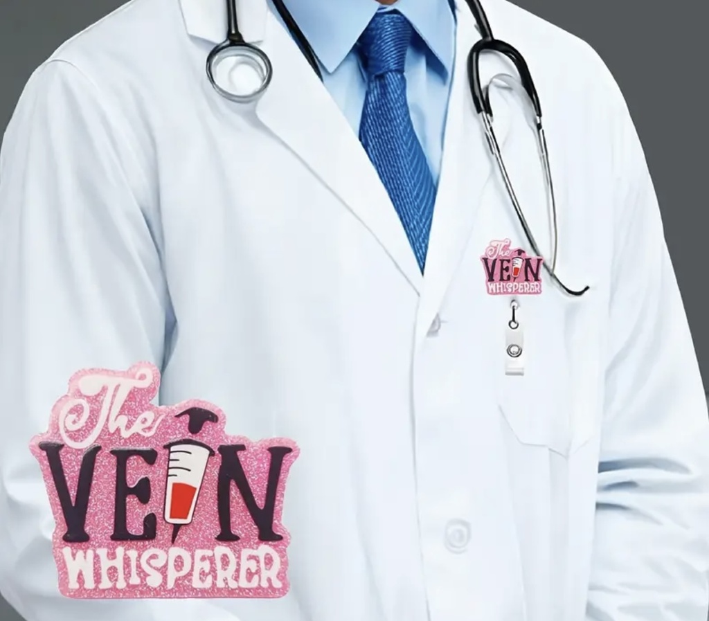 The vein whisperer ID Badge 