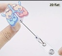Lungs cartoon ID Badge  