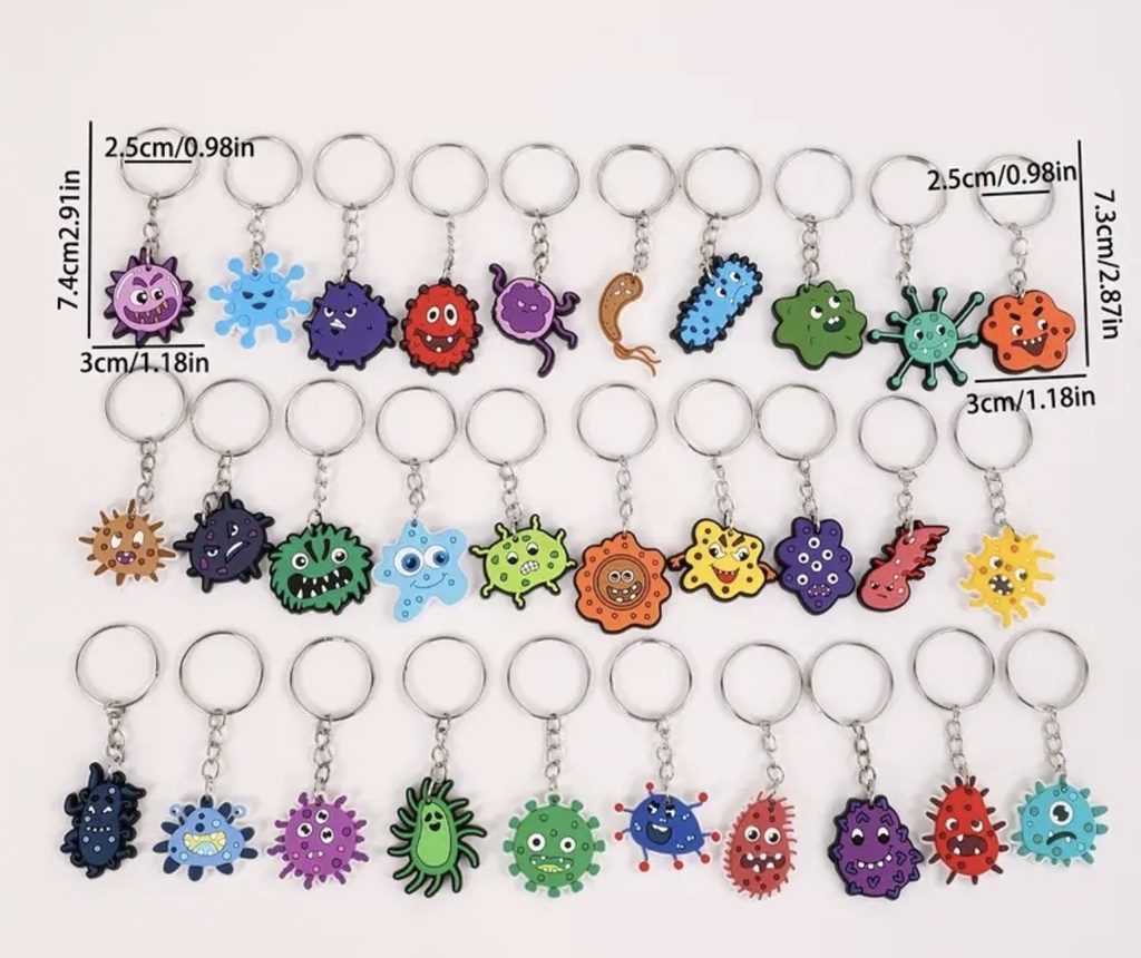 Germs Keychain 