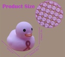 Breast cancer pink duck Toy 