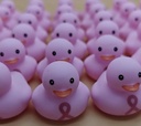 Breast cancer pink duck Toy 
