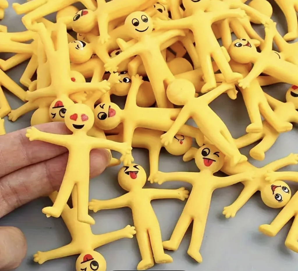 Yellow stretchable figure Toy 