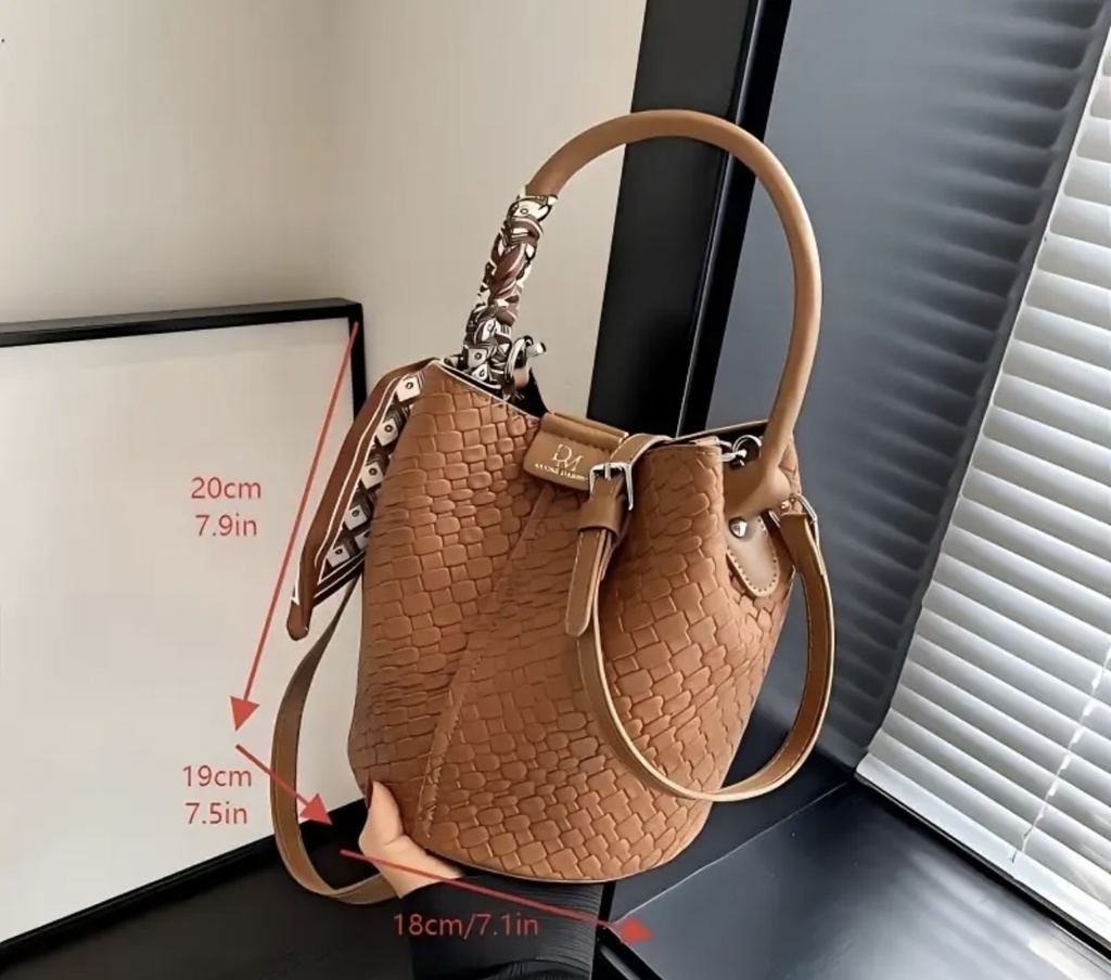 Retro Green Crossbody Bag  