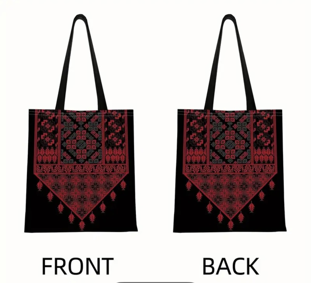 Traditional tribal tatreez Tote bag 