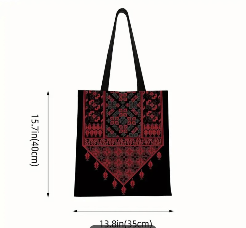 Traditional tribal tatreez Tote bag 