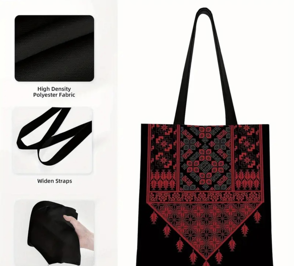 Traditional tribal tatreez Tote bag 