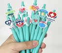 Themed medical fun black inked pen  