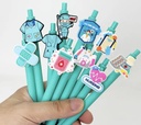 Themed medical fun black inked pen  