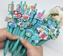 Themed medical fun black inked pen  