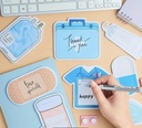 Reusable medical sticky note