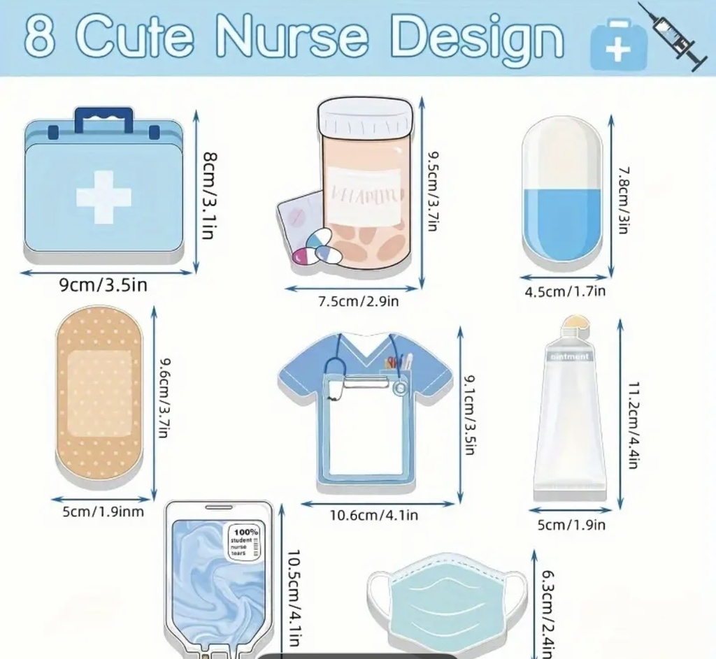 Reusable medical sticky note