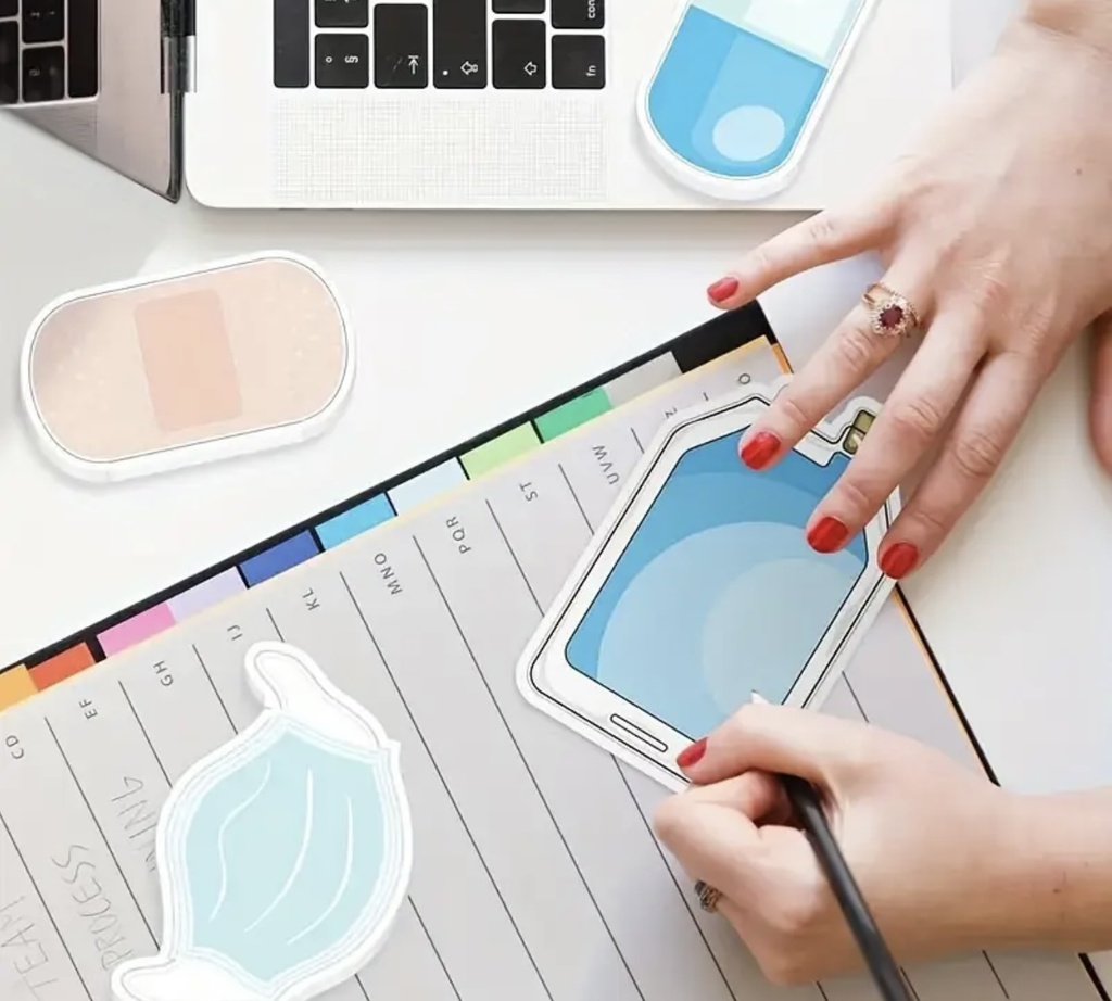 Reusable medical sticky note